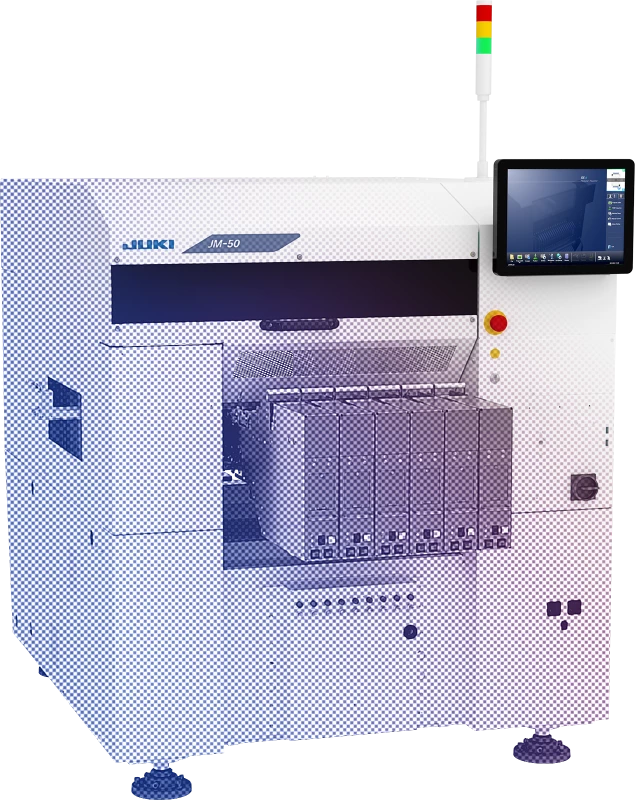 JM-50 – THT- und SMT - Bestückungsmaschine